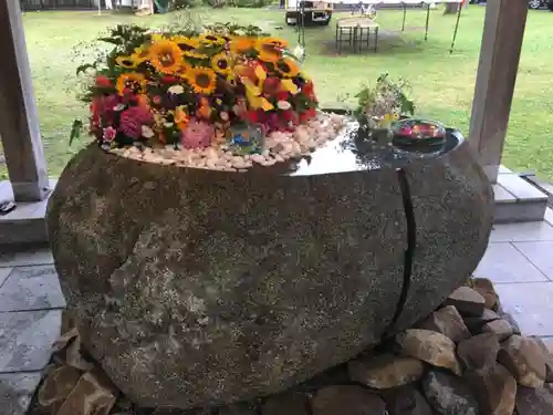 当別神社の手水舎