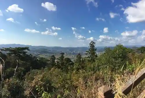 唐澤山神社の景色