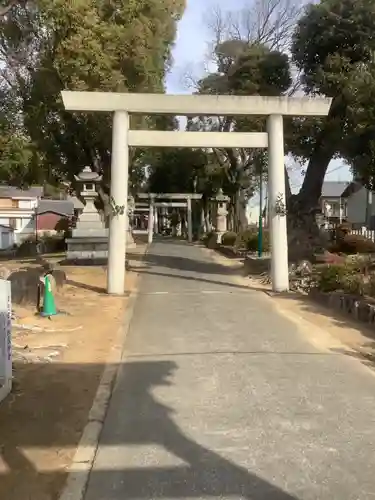 津賀田神社の鳥居