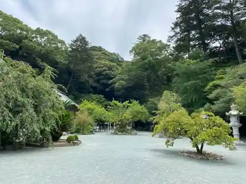 鎮國寺の庭園