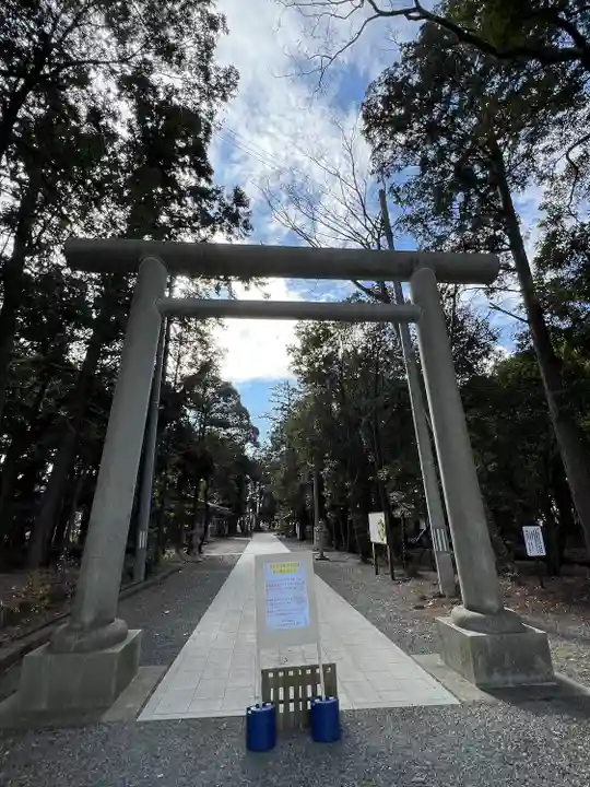 諏訪八幡神社の鳥居