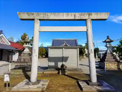 神明社(五郎丸神明社)の鳥居