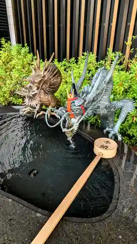 駒込妙義神社の手水