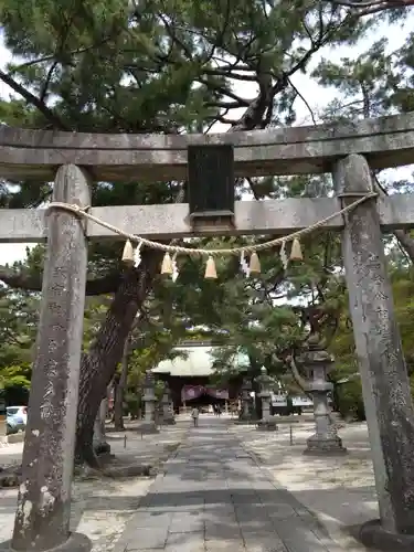 篠山神社の鳥居