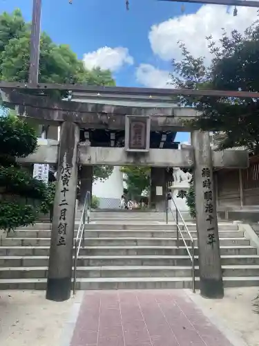櫛田神社の鳥居