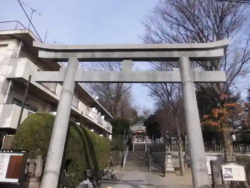 北澤八幡神社の鳥居