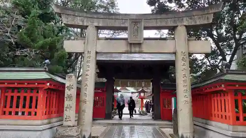 水鏡天満宮の鳥居