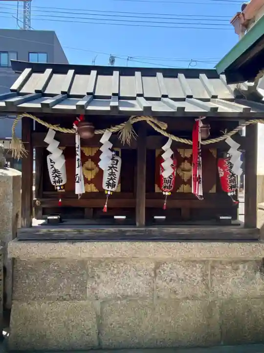 綱敷行衛天満宮(松尾大社境外末社)の末社・摂社