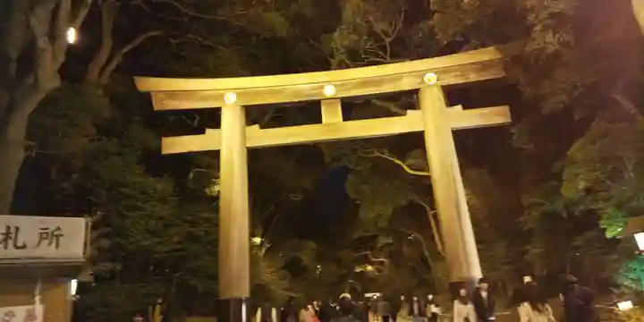 明治神宮の鳥居