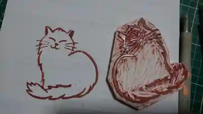 三毛なので、ベースの色をどうするか・・・