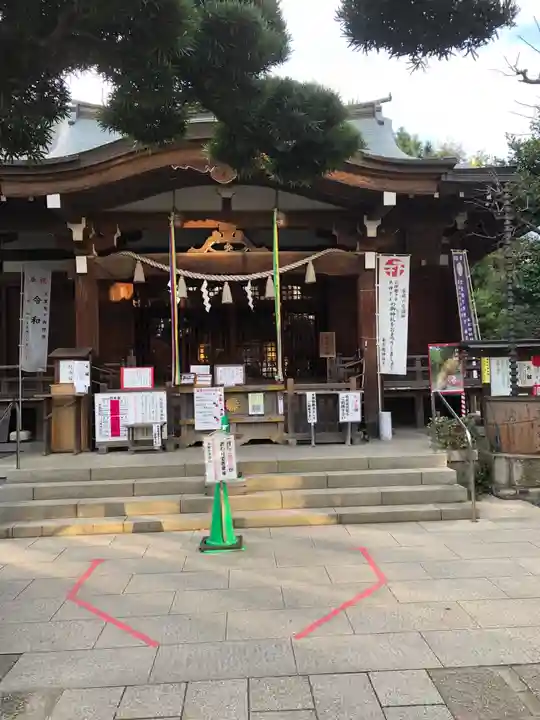 鳩森八幡神社の本殿・本堂