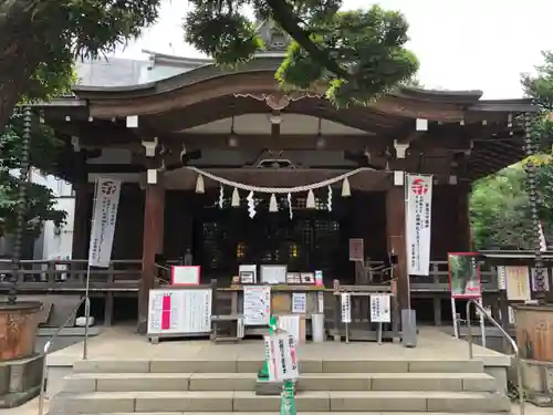 鳩森八幡神社の本殿・本堂
