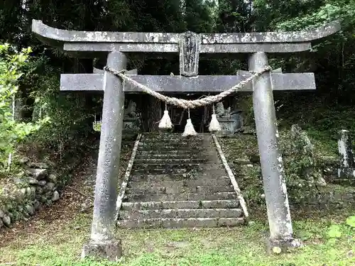 鬼神野神社の鳥居