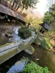 塩原八幡宮の庭園