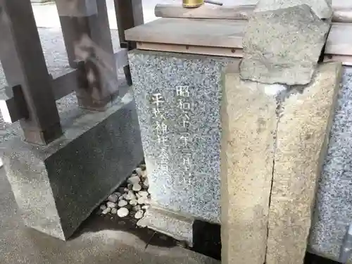 平塚神社の手水舎
