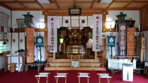 霧多布神社の本殿・本堂