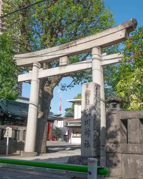 麻布氷川神社の景色