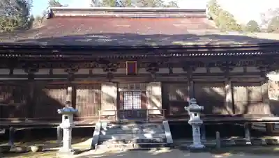 善水寺の本殿・本堂