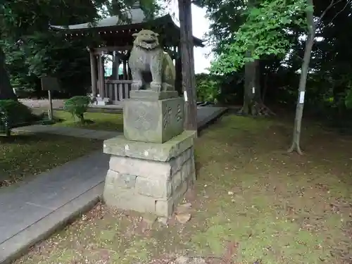 朝日森天満宮の狛犬