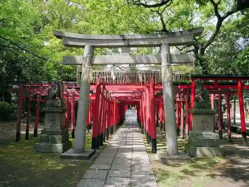 美濃輪稲荷神社の鳥居