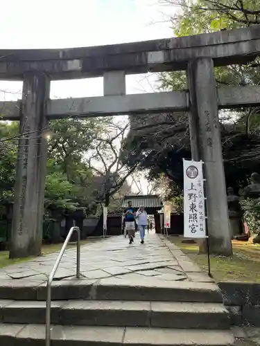 上野東照宮の鳥居