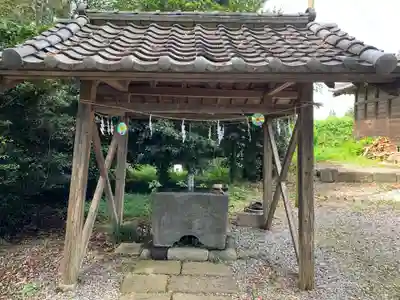網戸神社の手水舎