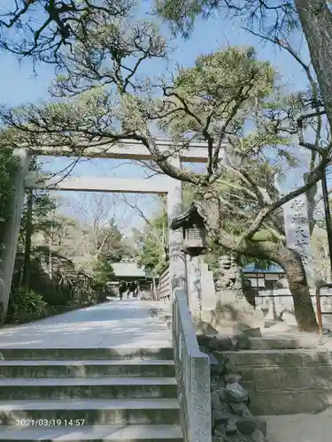 意富比神社の鳥居