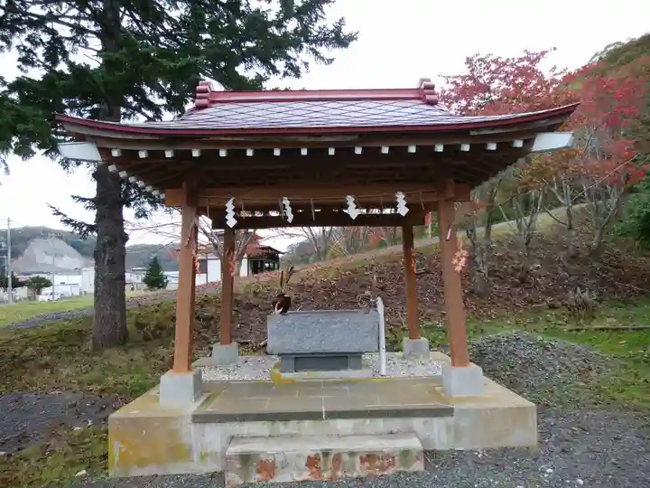 厚岸神社の手水舎