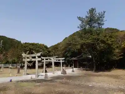 胡禄御子神社の鳥居