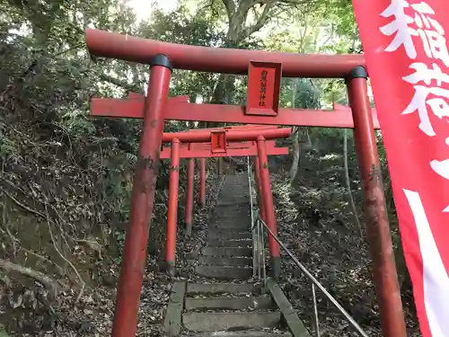 白瀧稲荷神社の鳥居