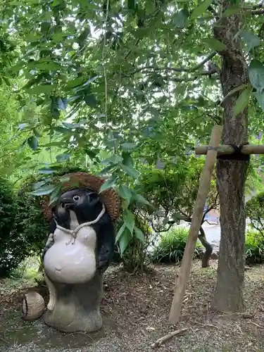 武州柿生琴平神社の像