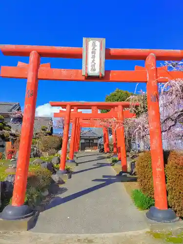 藤丸稲荷大明神の鳥居