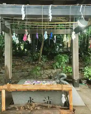 東海市熊野神社の手水舎