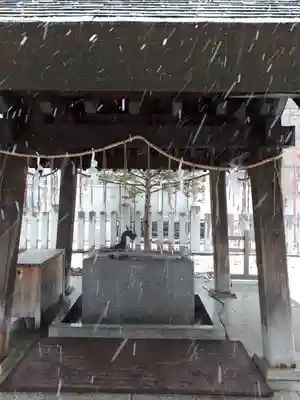 北海道神宮頓宮の手水舎