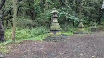 稲荷神社の庭園