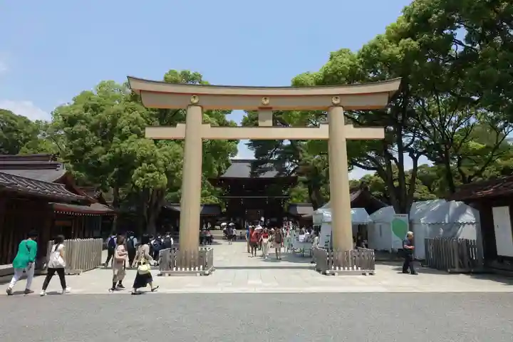 明治神宮の鳥居