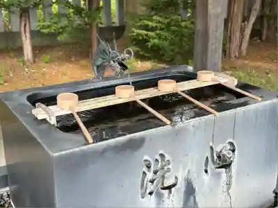 篠路神社の手水舎