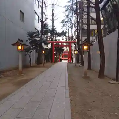 花園神社の鳥居