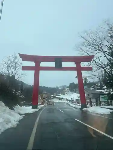 高龍神社の鳥居