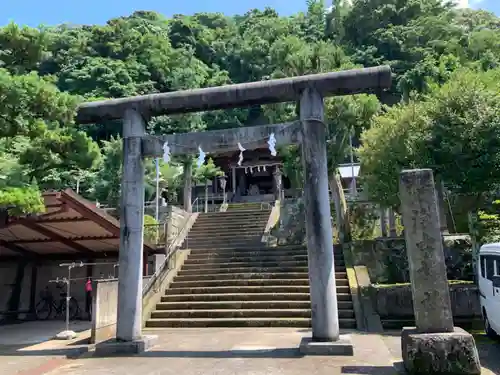 阿治古神社の鳥居