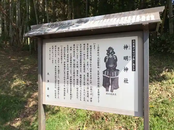 神明神社の歴史