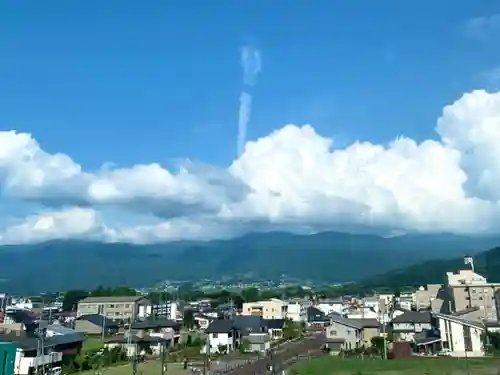 飯笠山神社の景色