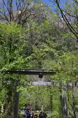 穂高神社奥宮の鳥居