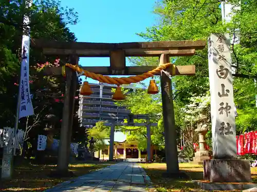 白山神社の鳥居