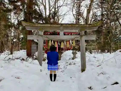会津大國魂神社の鳥居
