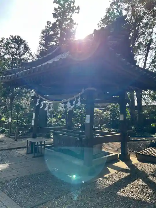岩槻久伊豆神社の手水舎