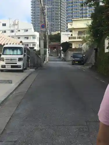 安里八幡宮の周辺