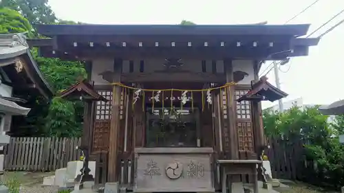 阿豆佐味天神社 立川水天宮の本殿