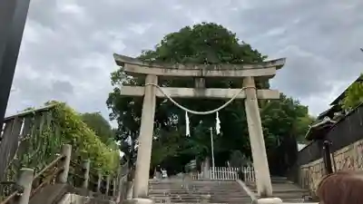 阿智神社の鳥居