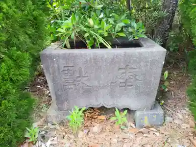 妻恋稲荷神社の手水舎